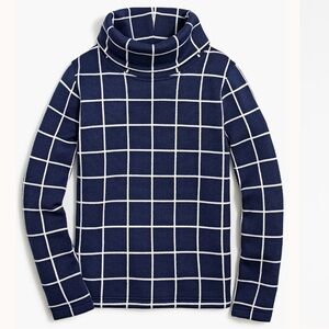 J.Crew Factory Long Sleeve Funnel Neck Pullover Sweater